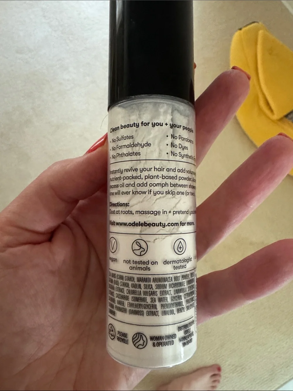 Dry Shampoo Spray – White | Instant Hair Refresh
